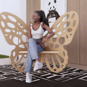 Stylish Wooden Butterfly Chair for Comfort and Elegance