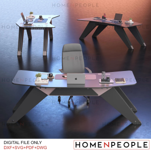 CNC Parametric Adjustable Workstation Desk for Ultimate Comfort