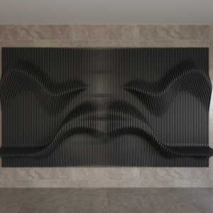 Stunning Parametric Wood Art for Unique Home Décor