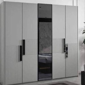 Custom Glass & Aluminum Bedroom Cupboards for Modern Homes