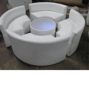 Modern Curved Lounge Sofa Set