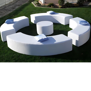 Modern Curved Outdoor Lounge Sofa Set