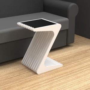 Minimalist Wooden Side Table for Couch - Elegant & Functional