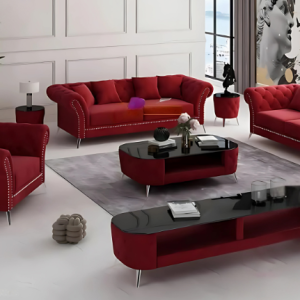 Red Couch Set