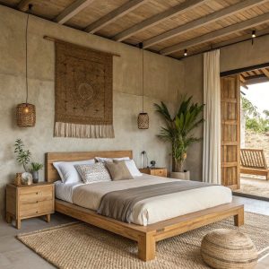 Solace Solid Wood Bed Frame