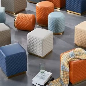 Ottoman Foot Stool Round