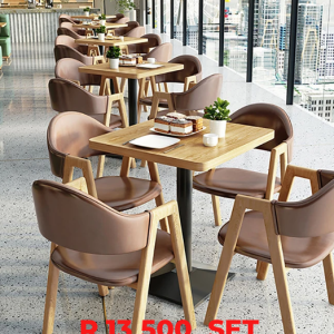 Chic Café Table and Chair Set for Stylish Outdoor Dining