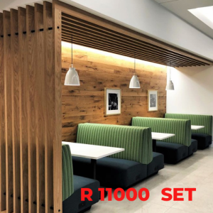 Restaurant Booth Seating Set