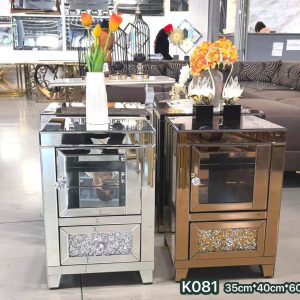 The Milan Luxe Crystal Pedestal Set