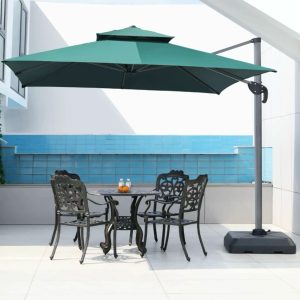 The Z61 Classic Patio Umbrella – Red Khaki